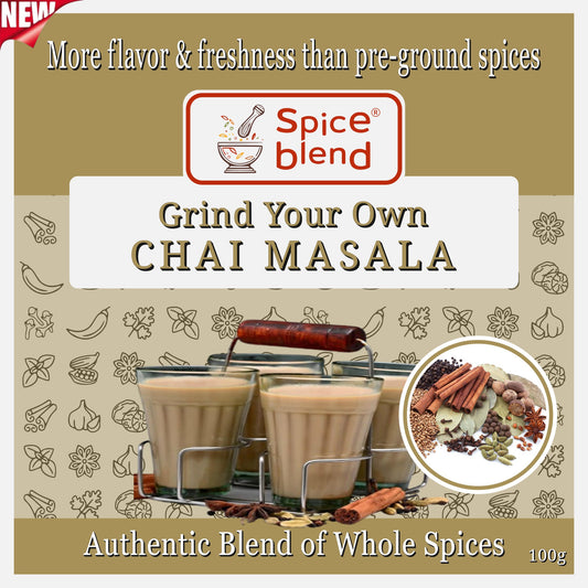 Chai Masala (Authentic Blend of Whole Spices)